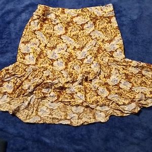 ♦️NWT Free People Tiered floral skirt